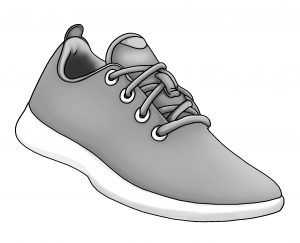 grey shoe illustration clipart cartoon free download