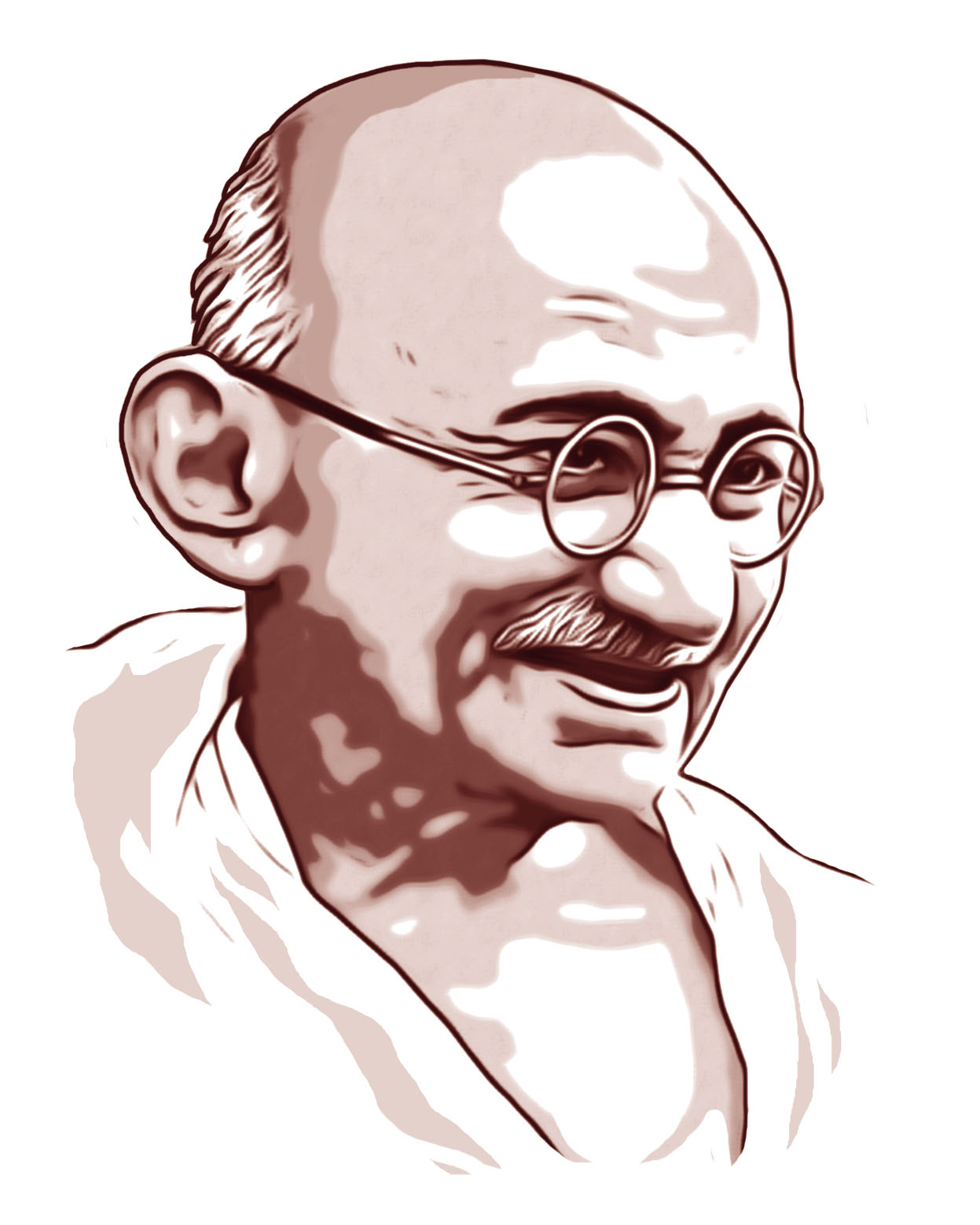 Mahatma Gandhi clipart