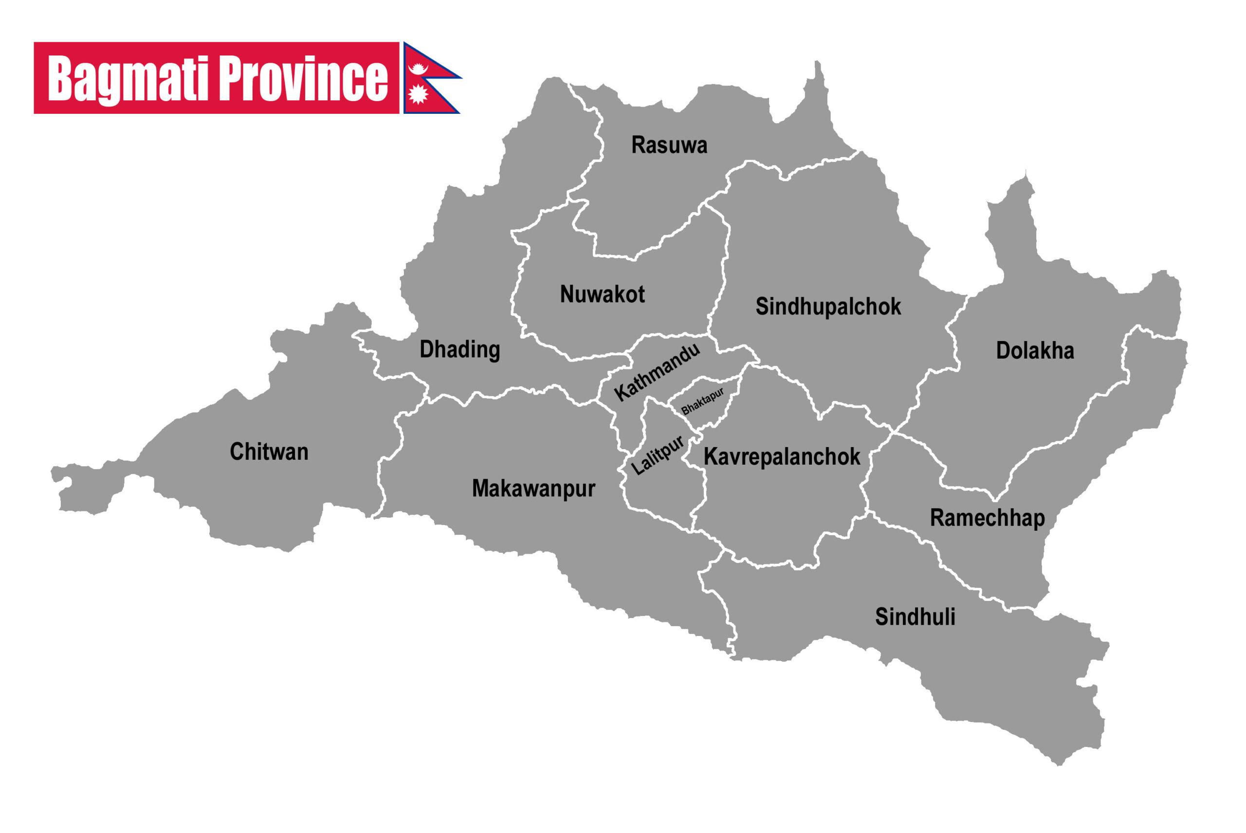Bagmati Province Map