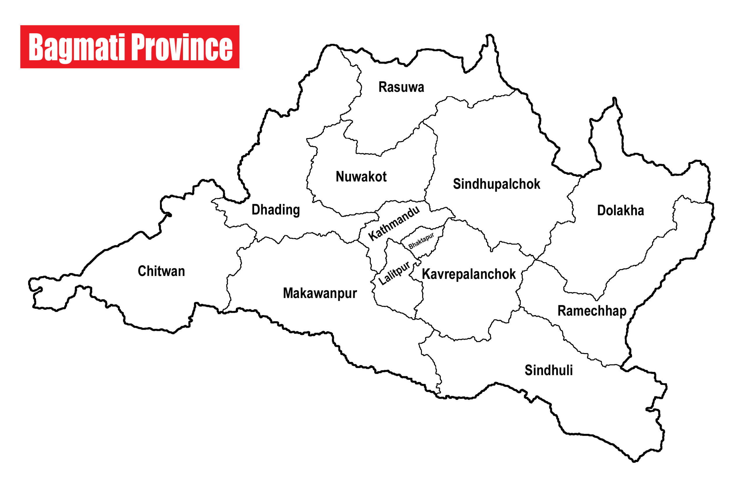 map of bagmati pradesh nepal
