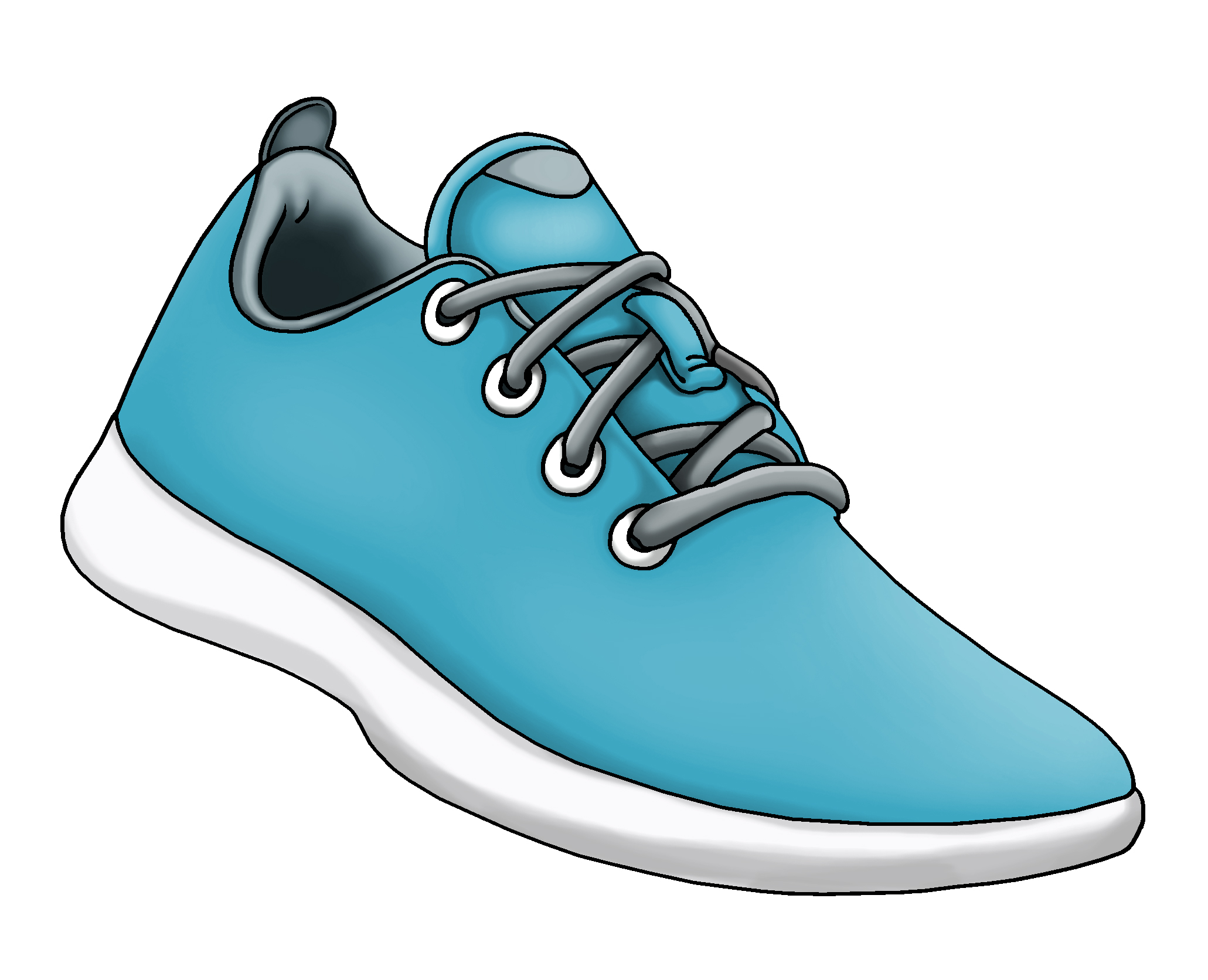 Blue Shoe Clipart Clipart Nepal
