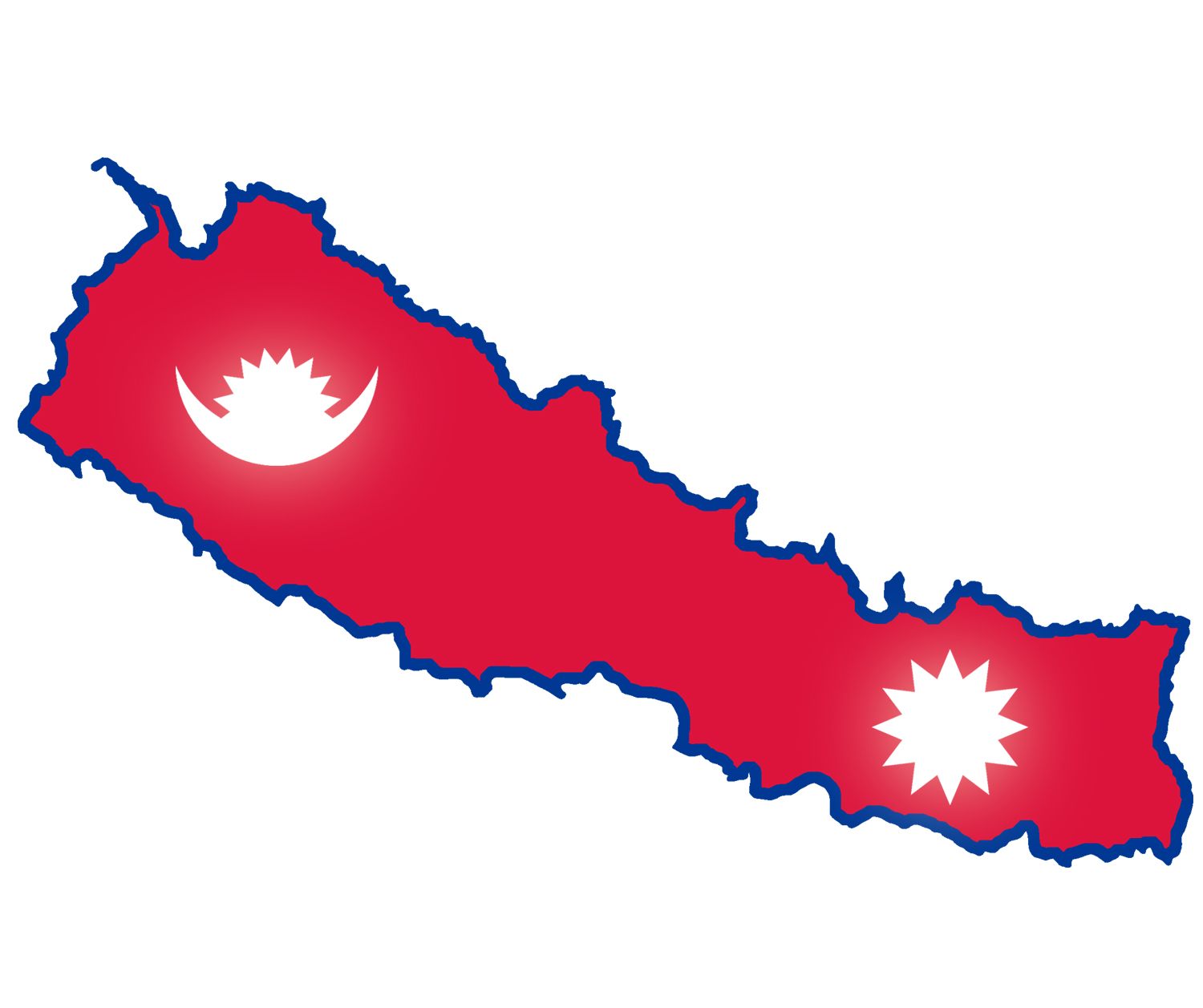 Map Of Nepal Clipart Nepal