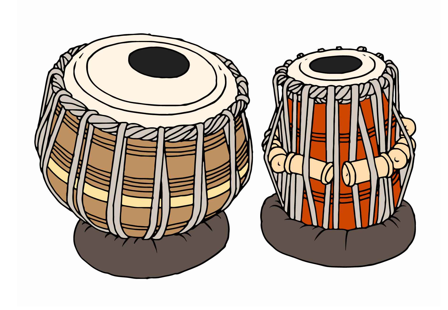 tabala clipart drawing illustration picture