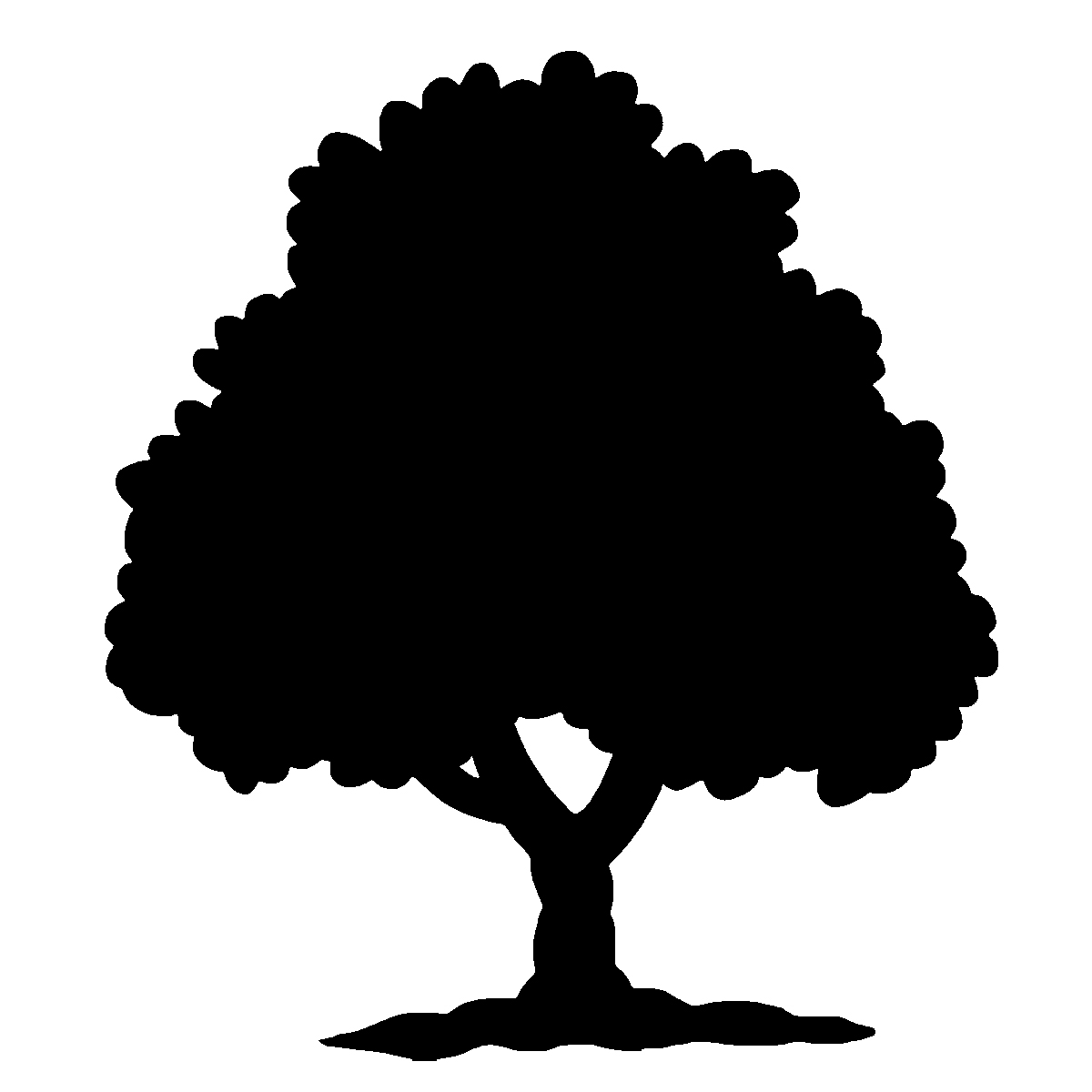 Tree Silhouette Clipart Nepal