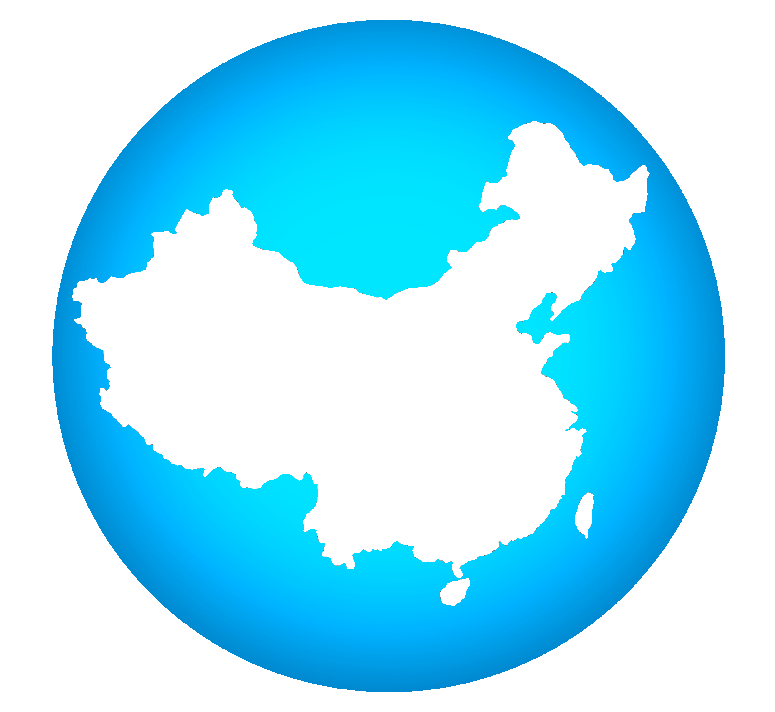 China map silhouette free download