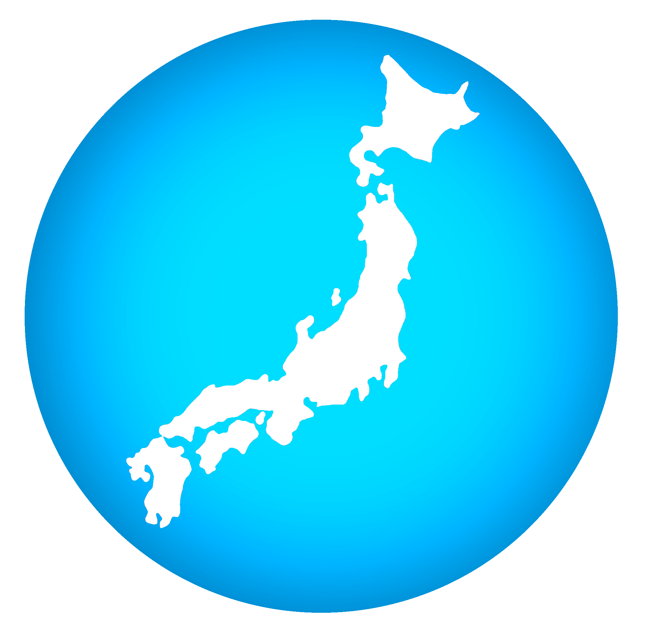 Japan map PNG