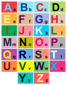 ABCD english alphabet chart for kids PNG | Clipart Nepal