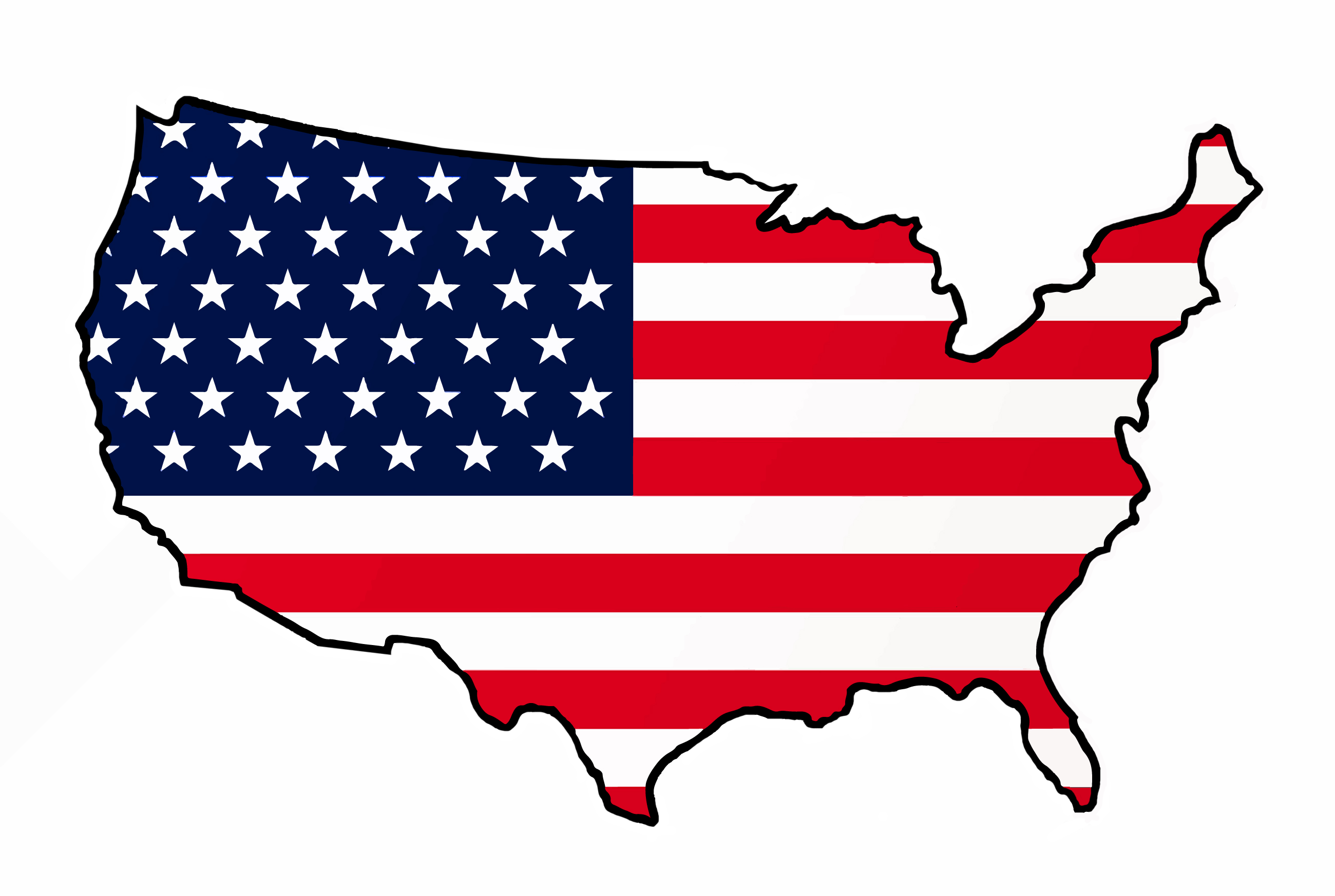 Flag of United States USA PNG