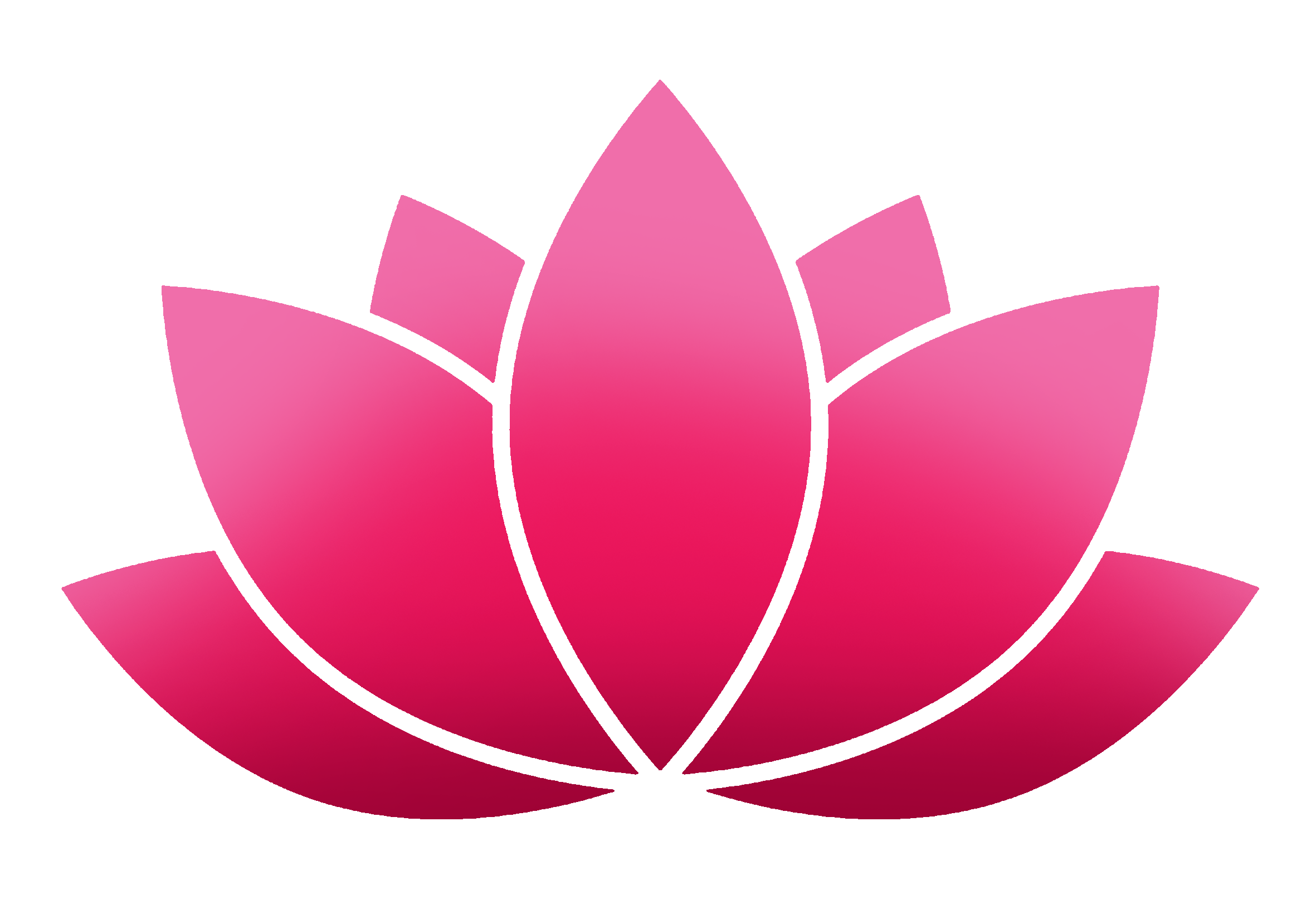 Lotus silhouette clipart PNG