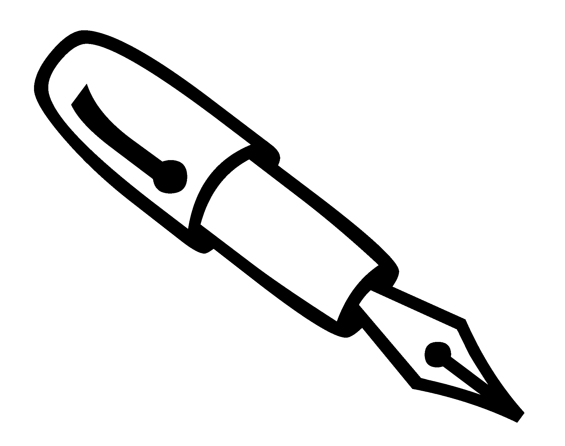 Pen logo symbol clipart