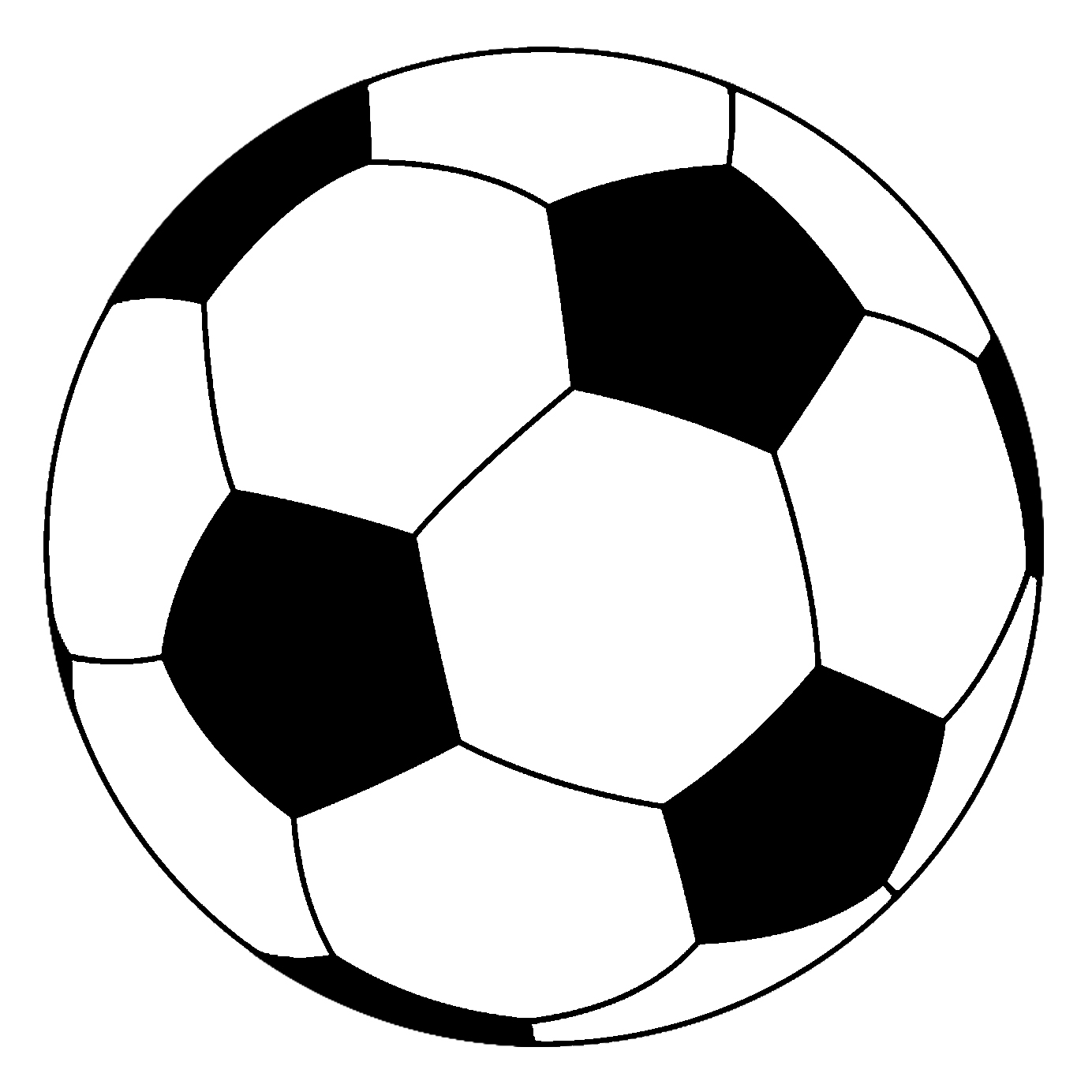 Soccer ball football clipart