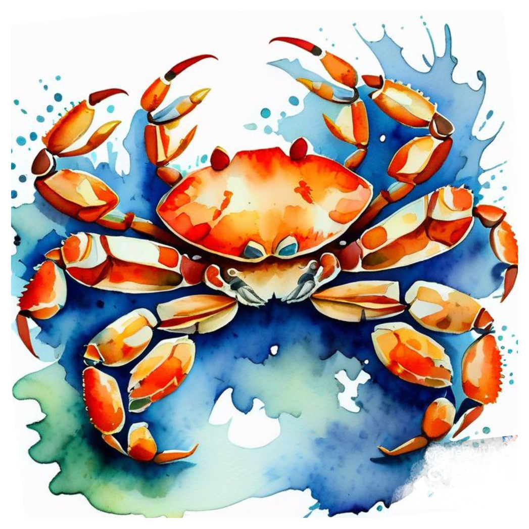 Crab drawing clipart sketch