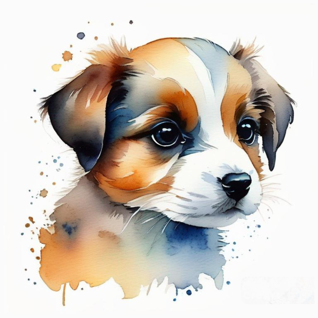 Cute doggo puppy clipart drawing