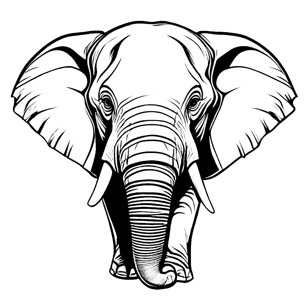 Elephant clipart cartoon PNG