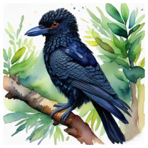 Koel bird Koyal bird drawing sketch illustration clipart. Koili chara ...