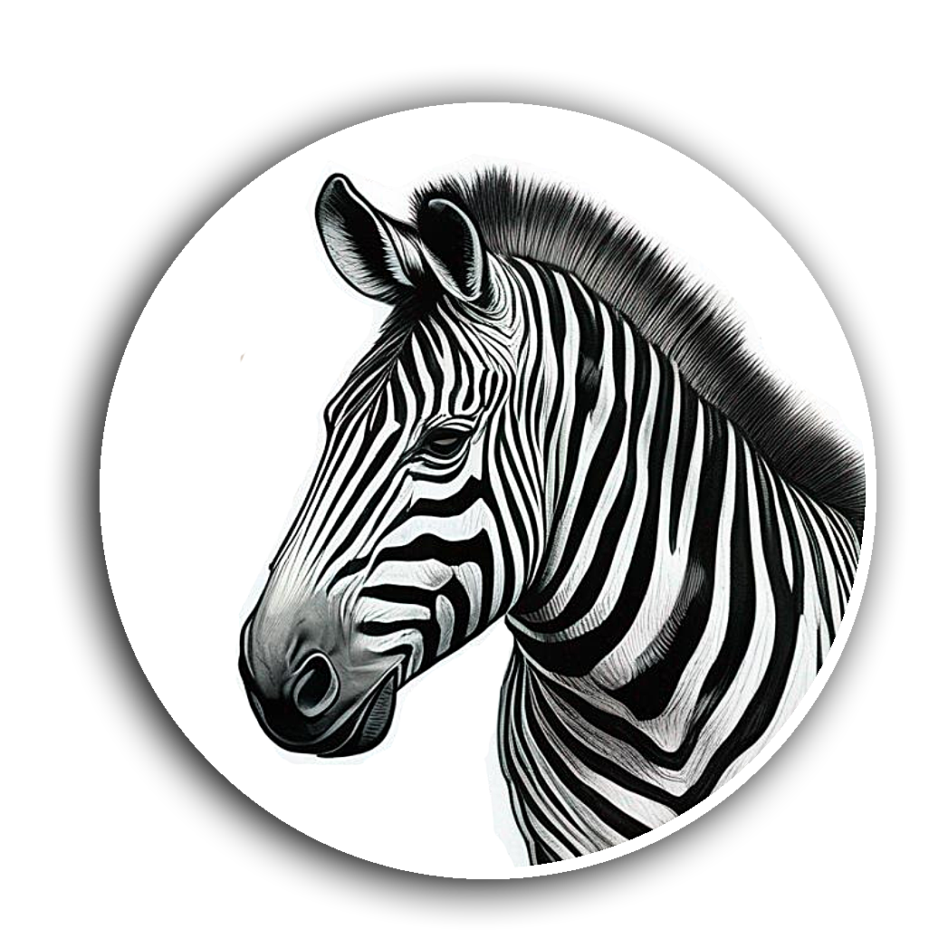 Zebra sketch drawing clipart PNG | Clipart Nepal